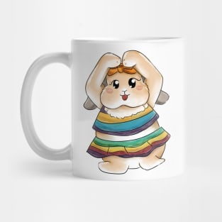 Rainbow Rabbit Outfit _ Bunniesmee Mug